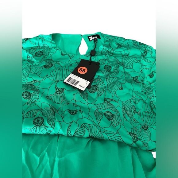 THE KOOPLES Floral Poppies Cutout Midi Dress - Picture 4 of 7